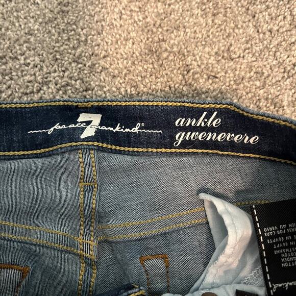 7 for All Mankind Ankle Size Gwenevere Size 27 - Picture 2 of 4